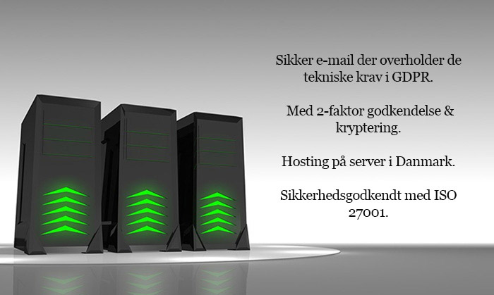 Sikre Servere til sikker post i Danmark